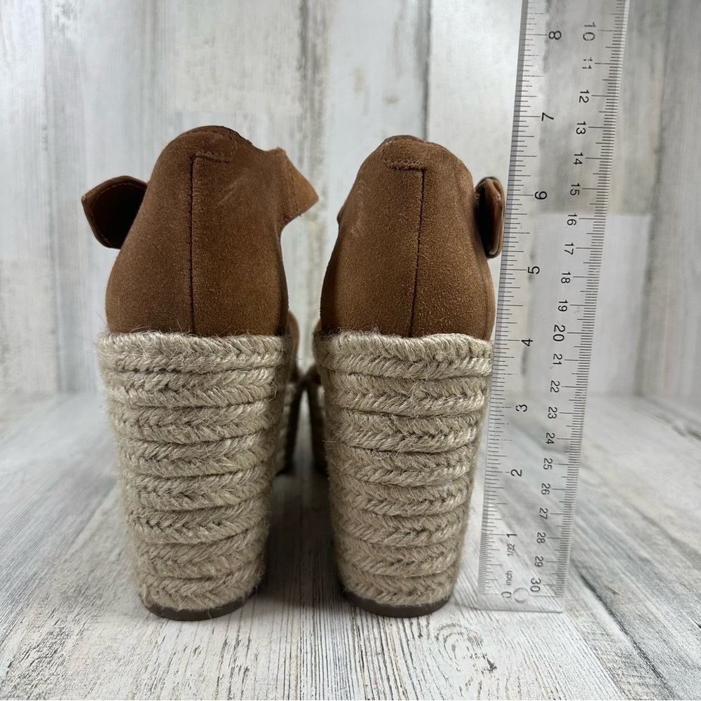 Marc Fisher Brown Platform Wedges - Picture 10 of 11